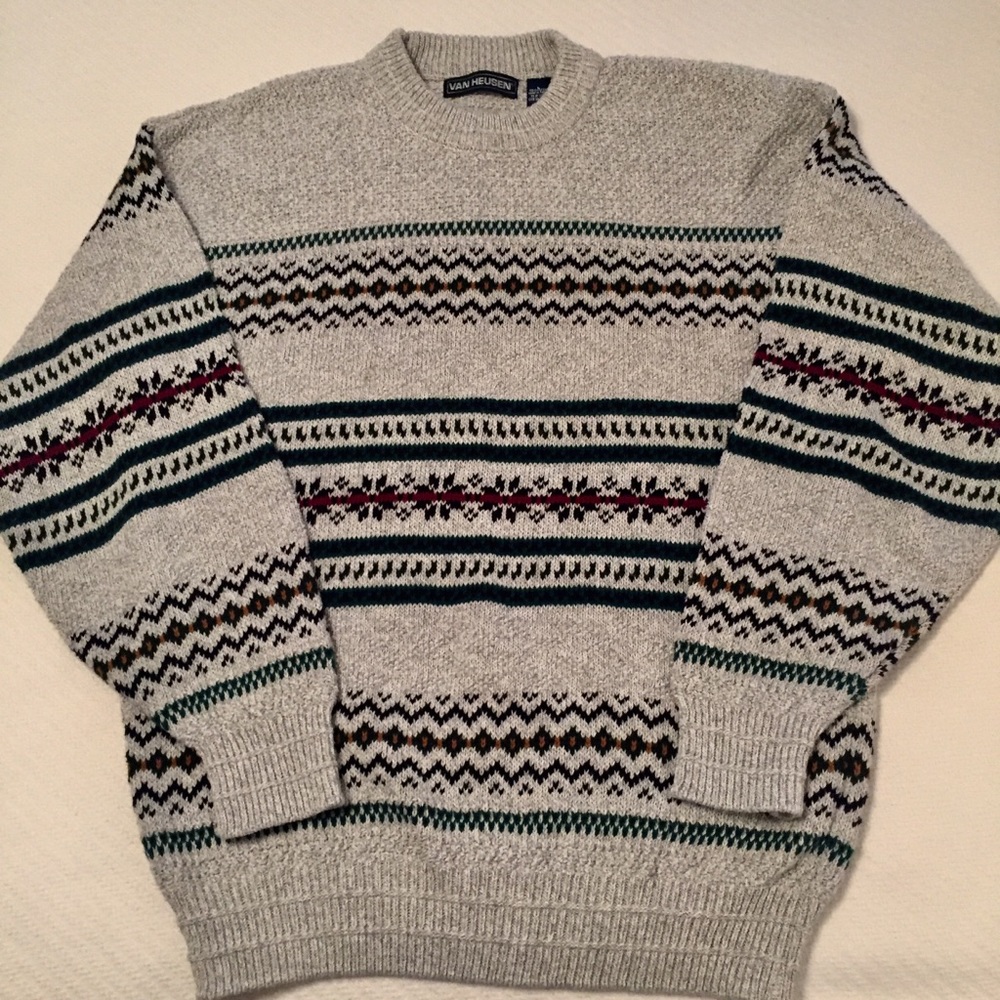 Van Heuson Cotton Sweater. size L
